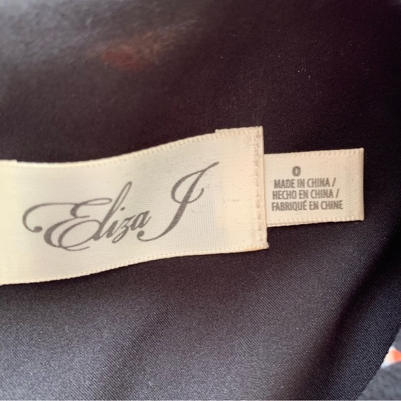 Eliza J Black Floral mini Dress - Picture 9 of 9